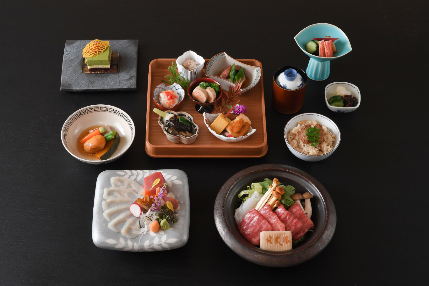 【一人ひと鍋】ふらの和牛サーロインすき焼きと豊後とらふぐ刺し（11月・12月限定販売）